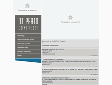 Tablet Screenshot of depratocongressi.it